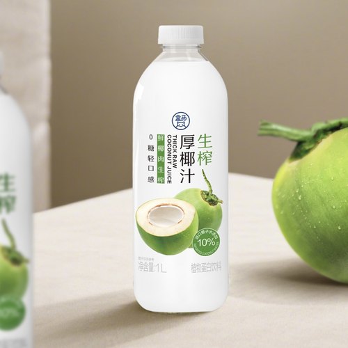 鲜椰肉生榨厚椰汁盒马不添加蔗糖