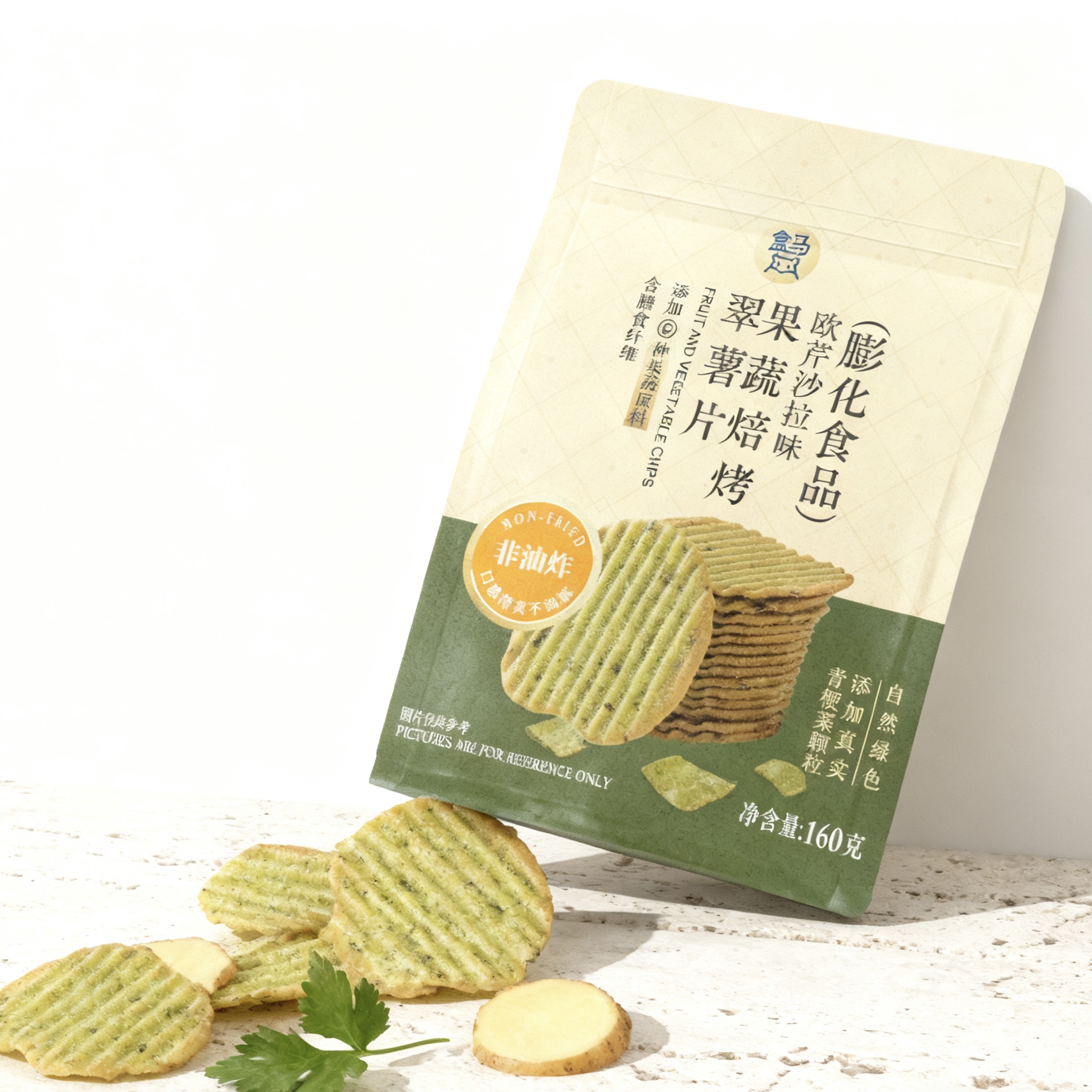 盒马果蔬焙烤翠薯片欧芹沙拉味