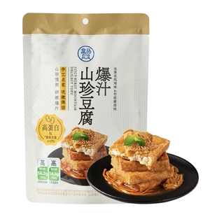 盒马爆汁山珍豆腐虫草花炖鸡味&竹荪菌汤味180g鲜美多汁豆香浓郁