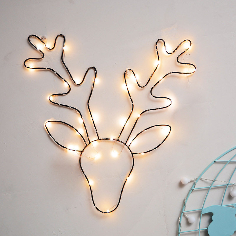 Nordic explosion models ins Iron art Deer Wall decoration Home Furnishing a living room bedroom Office Wall hanging Photo propsin the Diapers/Care/Feeding/Push lathe , Children's Room/Tables and chairs/Furniture , Children's Room/Baby room  category - from Buy2taobao.com to provide professional Taobao agent buy service