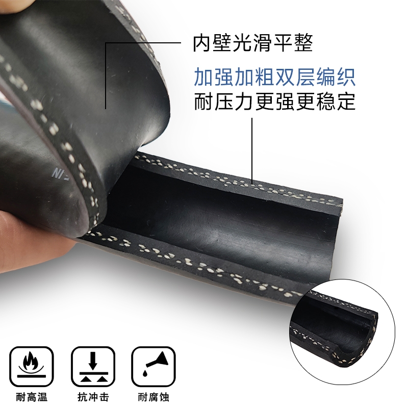 进口高压水气管橡胶软管