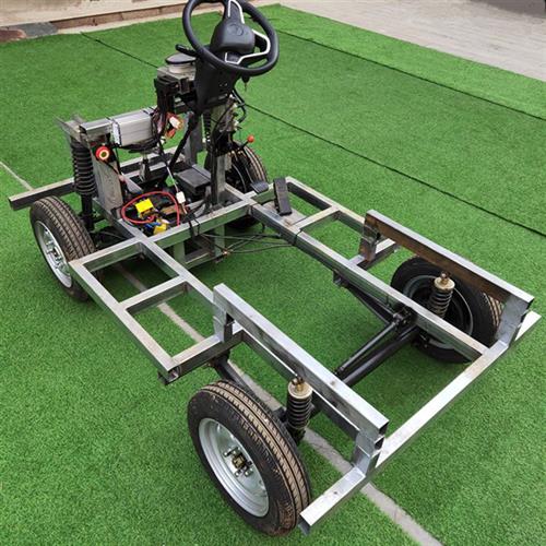 电动四轮车底盘定制前桥悬挂驱动后桥无动力巡游花车底盘车架