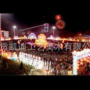 大型花灯制作水上乐园花灯大型花灯景观陈装灯光节造型灯装饰
