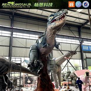 户外景观机甲霸王龙大型仿真恐龙乐园主题公园景区电动模型制作厂