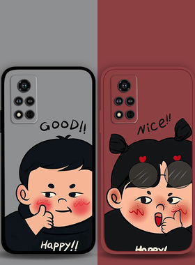 适用荣耀100p90p80GT70p60p50se恶搞怪情侣款手机壳Magic6Pro5p4卡通女孩照片定制x50x40x30i简约风play8t7t6