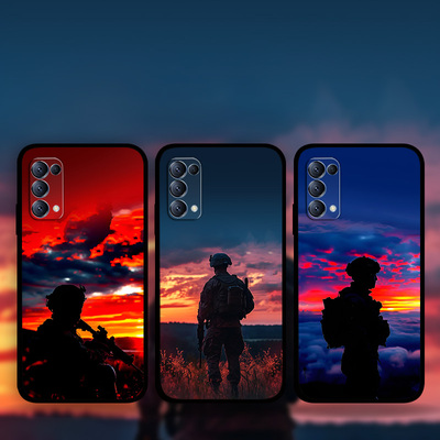 适用OPPOFindX8Pro军旅风手机壳