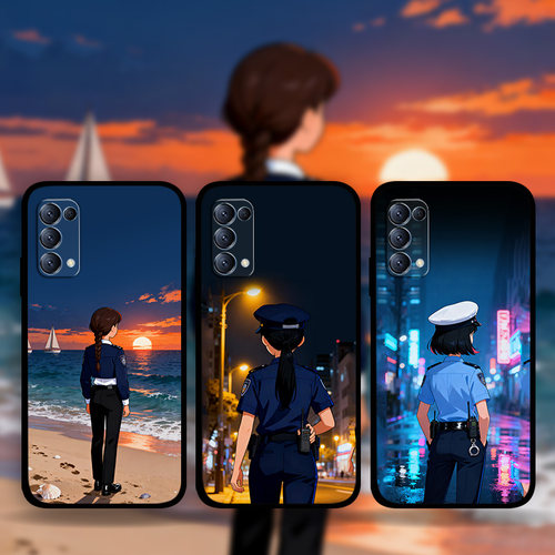 适用OPPOFindX8Pro警校生手机壳