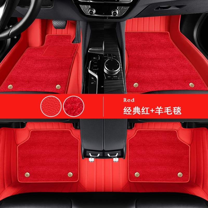 专用特斯拉modley真皮汽车脚垫modle3/modlex毛豆3全包围高档改装
