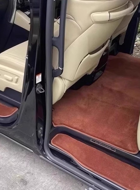 专用于奔驰迈巴赫S480 S450 S500 GLS600 S680纯羊毛地毯汽车脚垫