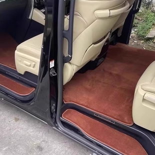 专用于奔驰迈巴赫S480 S450 S500 GLS600 S680纯羊毛地毯汽车脚垫