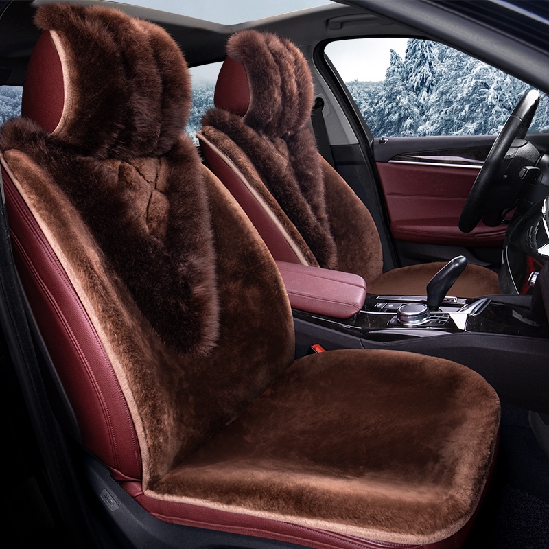 适用于奥迪a6l汽车坐垫a4la3a1q5q3q2lq5l座套保暖羊毛毛绒座椅套