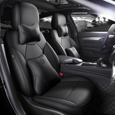 全包围真皮汽车坐垫宝马5系530li x5奥迪q7q5a6l奔驰glc260 e300l