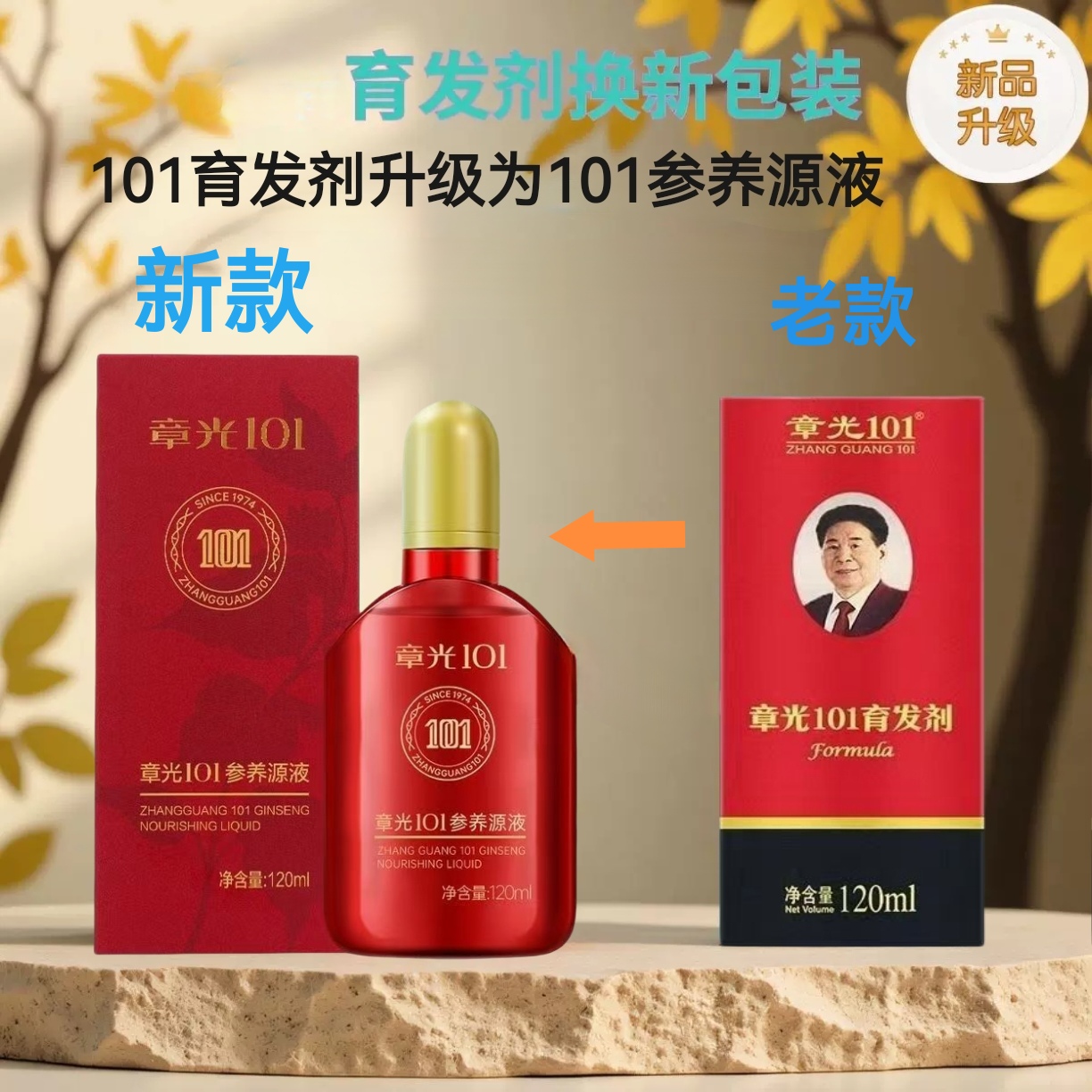 章光101减少脱发男女通用