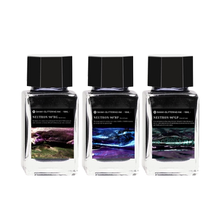 【变色墨水】Neutron90°中子星闪粉彩色墨水转色星空手账练字学生手工渐变色蘸水笔非碳素彩墨18ml