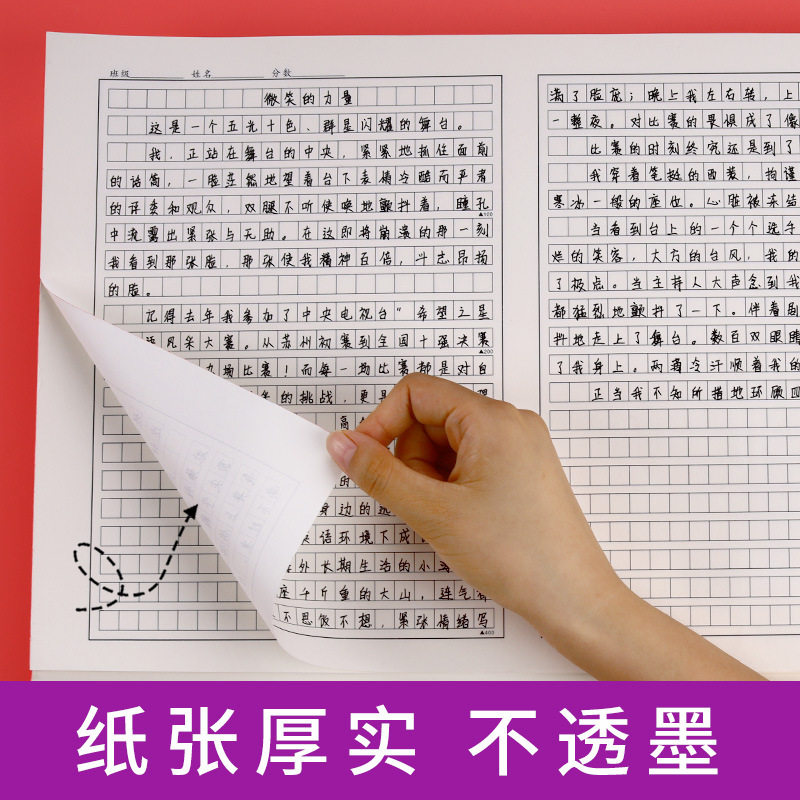 学生大号写作草稿纸1012