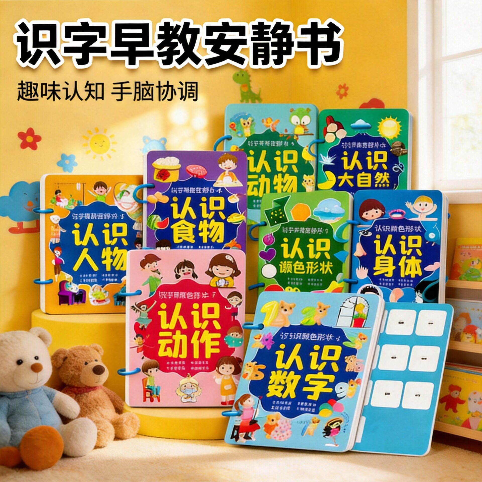 识字安静书3-6岁启蒙认字