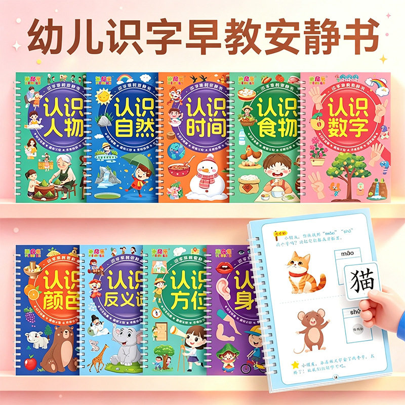 识字书早教安静书儿童启