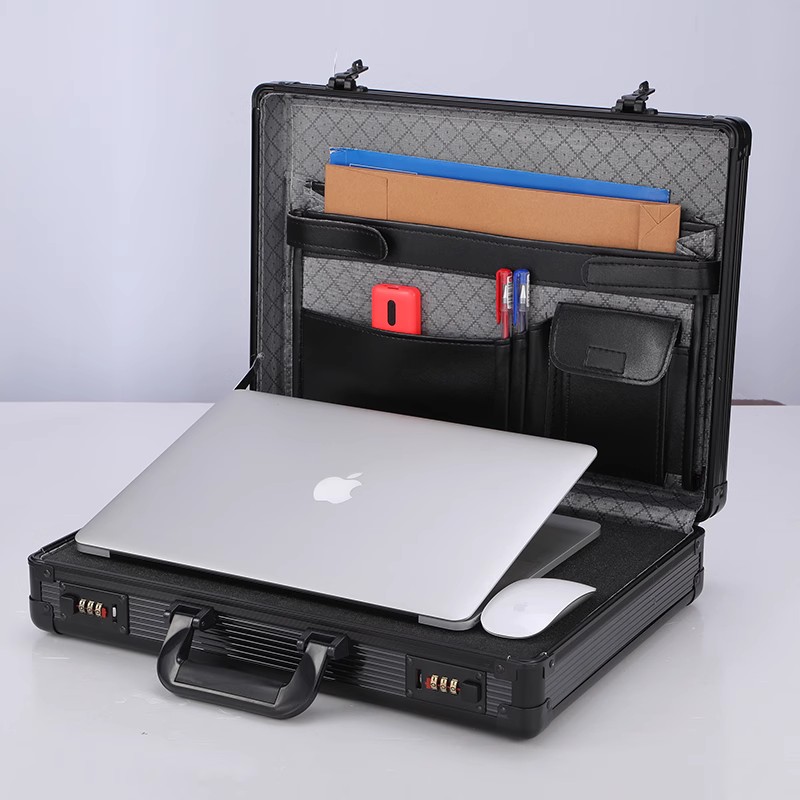 铝合金笔记本证件收纳箱