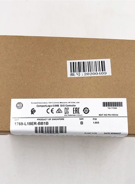 1769-L18ER-BB1B控制器罗克韦尔Allen-Bradley全新1769L18ERBB1B