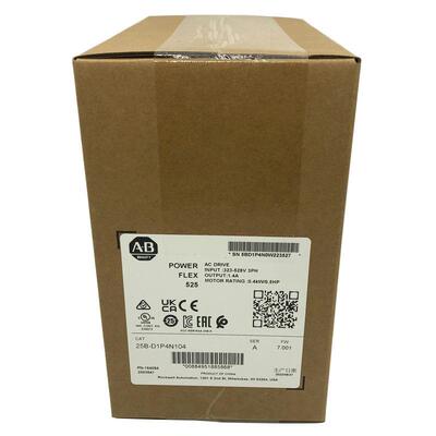 25B-D1P4N104罗克韦尔AB PowerFlex525变频器全新25BD1P4N104