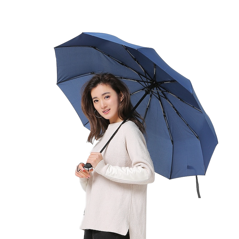 全自动三折伞折叠雨伞防晒晴雨两用遮阳伞男女广告伞定制可印logo_虎窝淘