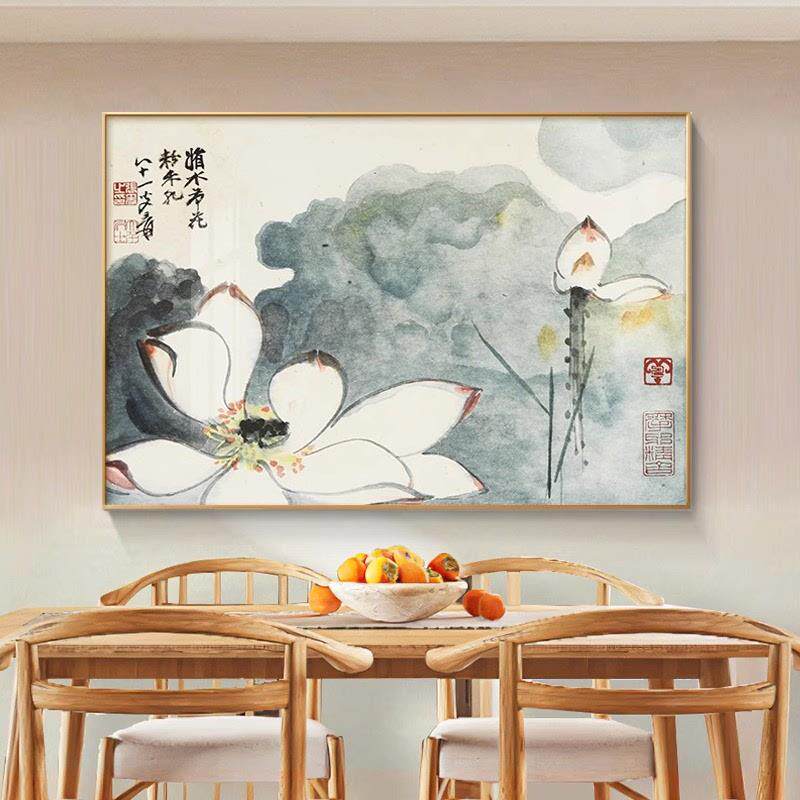 柿柿如意餐厅装饰画现代简约饭厅餐桌夕厅壁画进门客厅背景墙挂画
