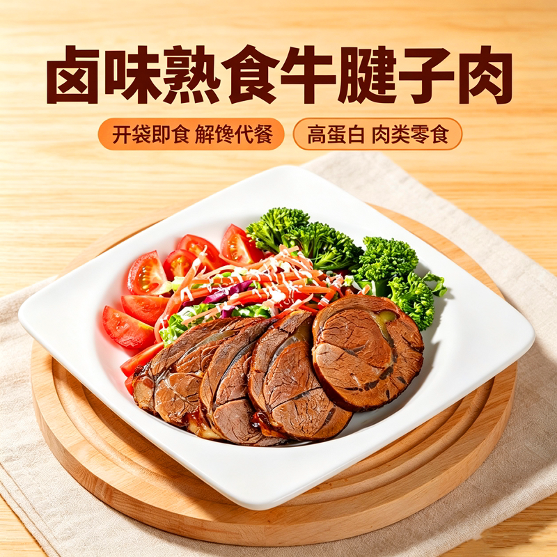 滇二娃即食卤牛腱子解馋代餐