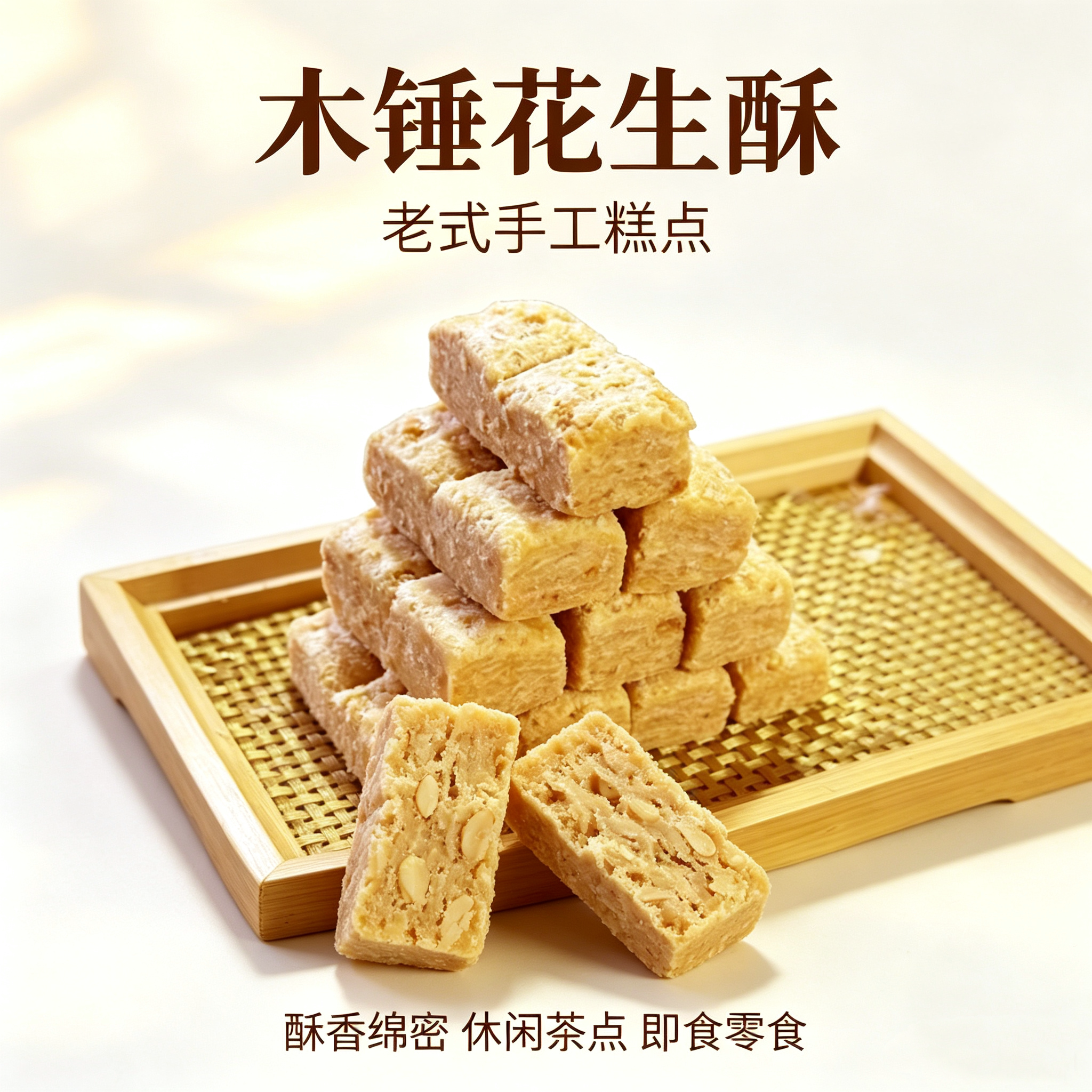 愣小二木槌花生酥安徽特产