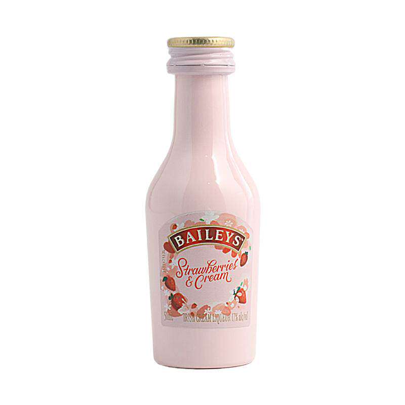 百利草莓奶油味甜酒小酒版50ml
