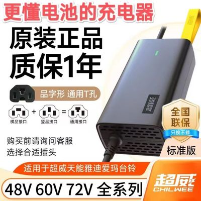 超威铅酸安全充电器48V12a20a60v