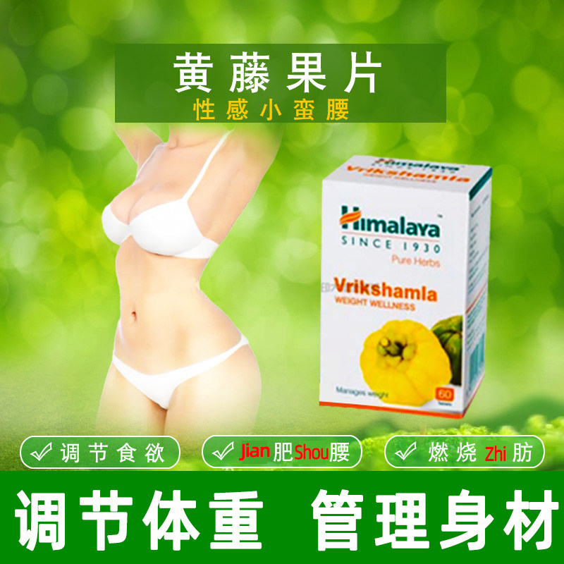 喜马拉雅黄藤果片调节体重管理身材草本Vrikshamla印度正品
