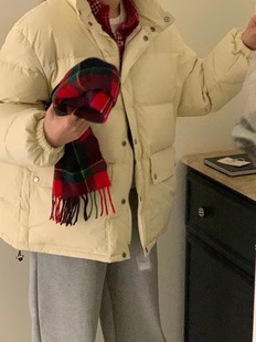 现货~韩国代购gabrielle连帽羽绒服外套新年新款多色鸭绒棉服女