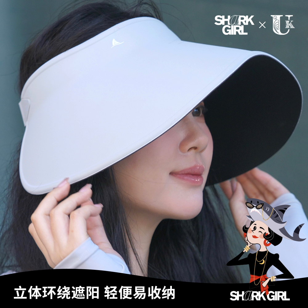 UK × SharkGirl鲨鱼女孩大檐空顶帽