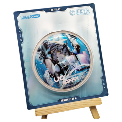 vsinger洛天依错时空保护程序马口铁徽章75mm bilibili正品