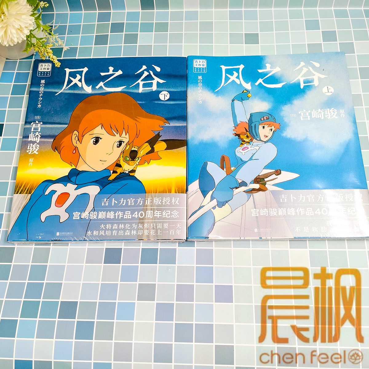 【全2册】风之谷 宫崎骏 简体中文正版 漫画绘本画集大开本