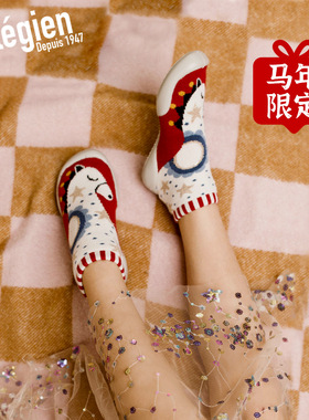 Collegien宝宝室内鞋马年限定儿童地板鞋防滑家居鞋婴儿鞋袜一体