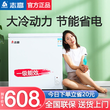 志高110 160L冰柜家用小型冷冻大容量冷柜节能省电全冷冻型电冰柜