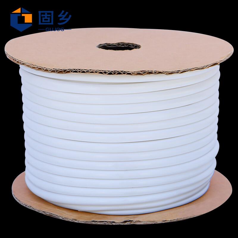 固乡电线印字号码管硕方线号机套管PVC号码管内齿圆白色线号管通