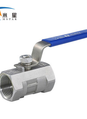 米星MS-YP01一片式内螺纹球阀不锈钢球阀直通式丝扣球阀201不锈钢