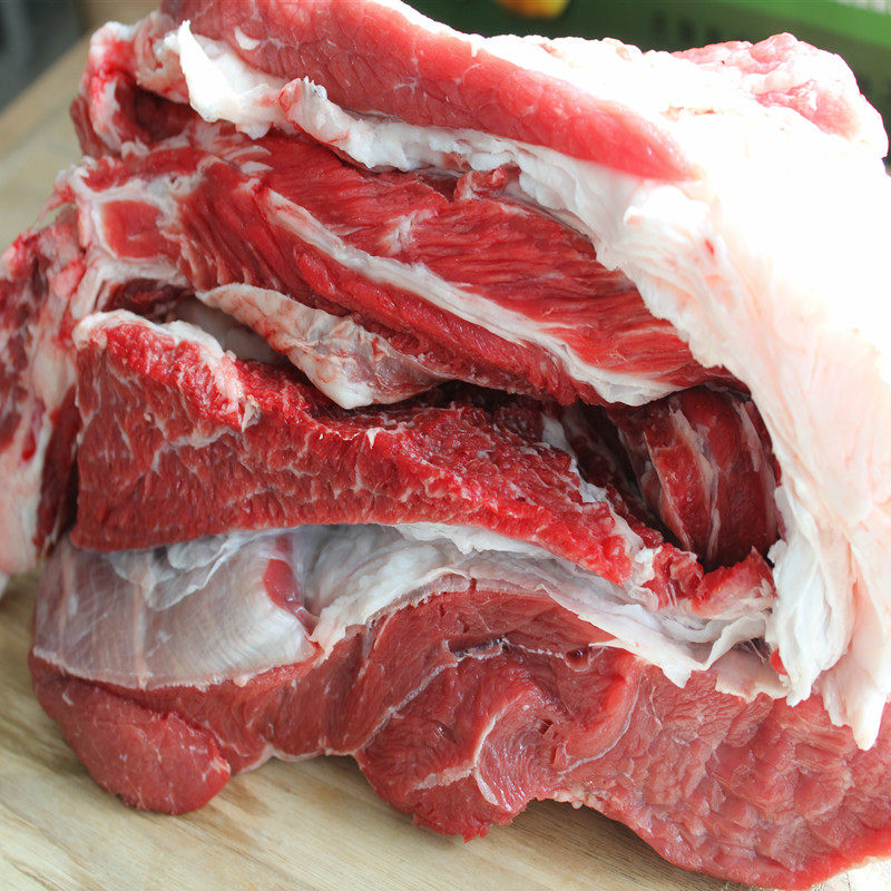 甘肃味道新鲜去骨牛肋条肉平凉红牛肉整块现切排酸谷饲牛腩三斤装
