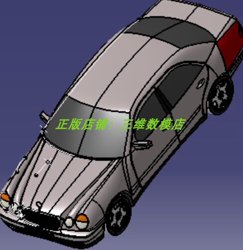 W210梅赛德斯奔驰E级轿车Solidworks汽车轮胎曲面 3D三维几何模型