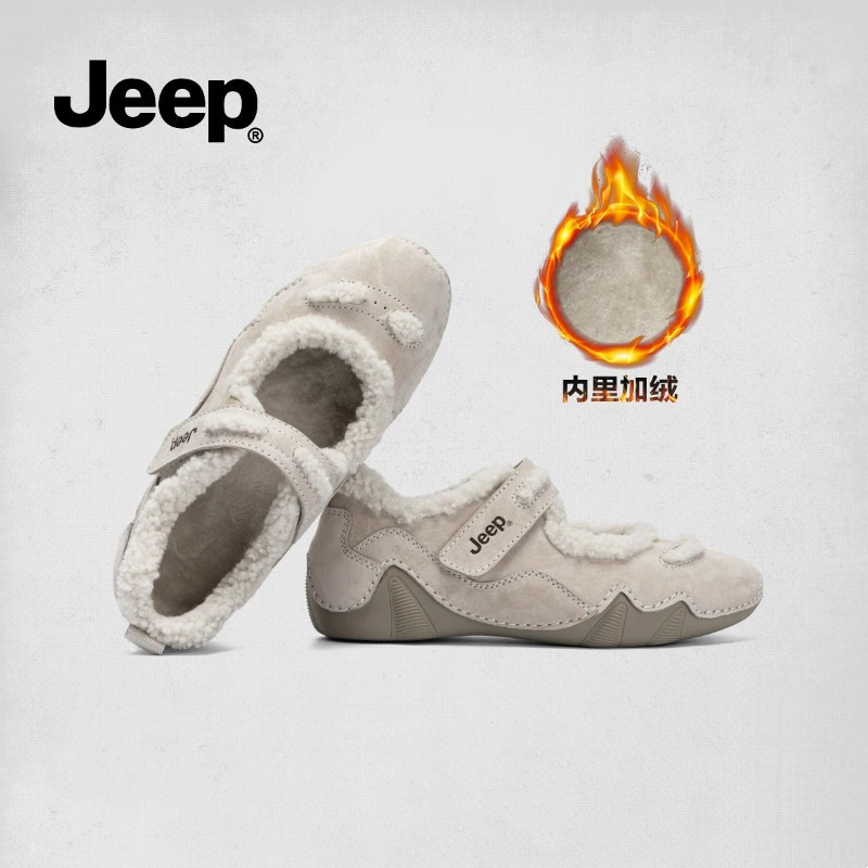 jeep法式玛丽珍鞋女款冬