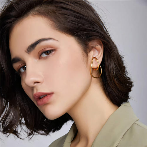 欧美小众复古高级感耳夹