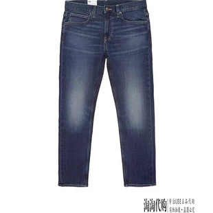 Lee牛仔裤男2025秋冬新款705加绒修身小脚LMB256705101292-A09176
