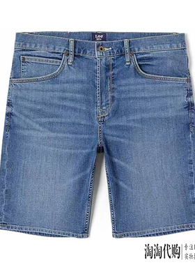 Lee牛仔短裤男春夏款101＋精玉透凉五分裤LMB1009023HN00F-A02971