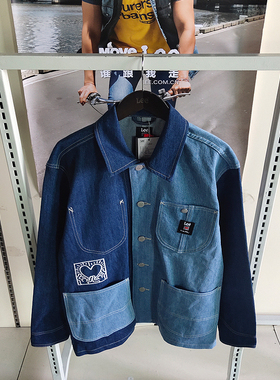 Lee牛仔夹克男2023春夏新Keith Haring联名牛仔外套L438885DGBRN