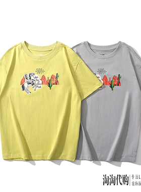 Lee短袖T恤女款22夏新101纯棉印花LWT0024983RT00F-A00428-A00431