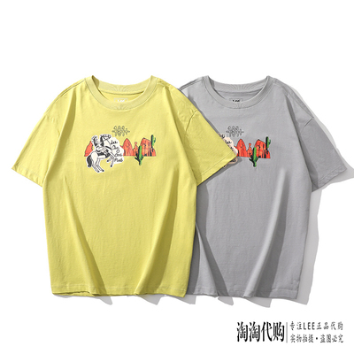 Lee标准版印花纯棉T恤女款