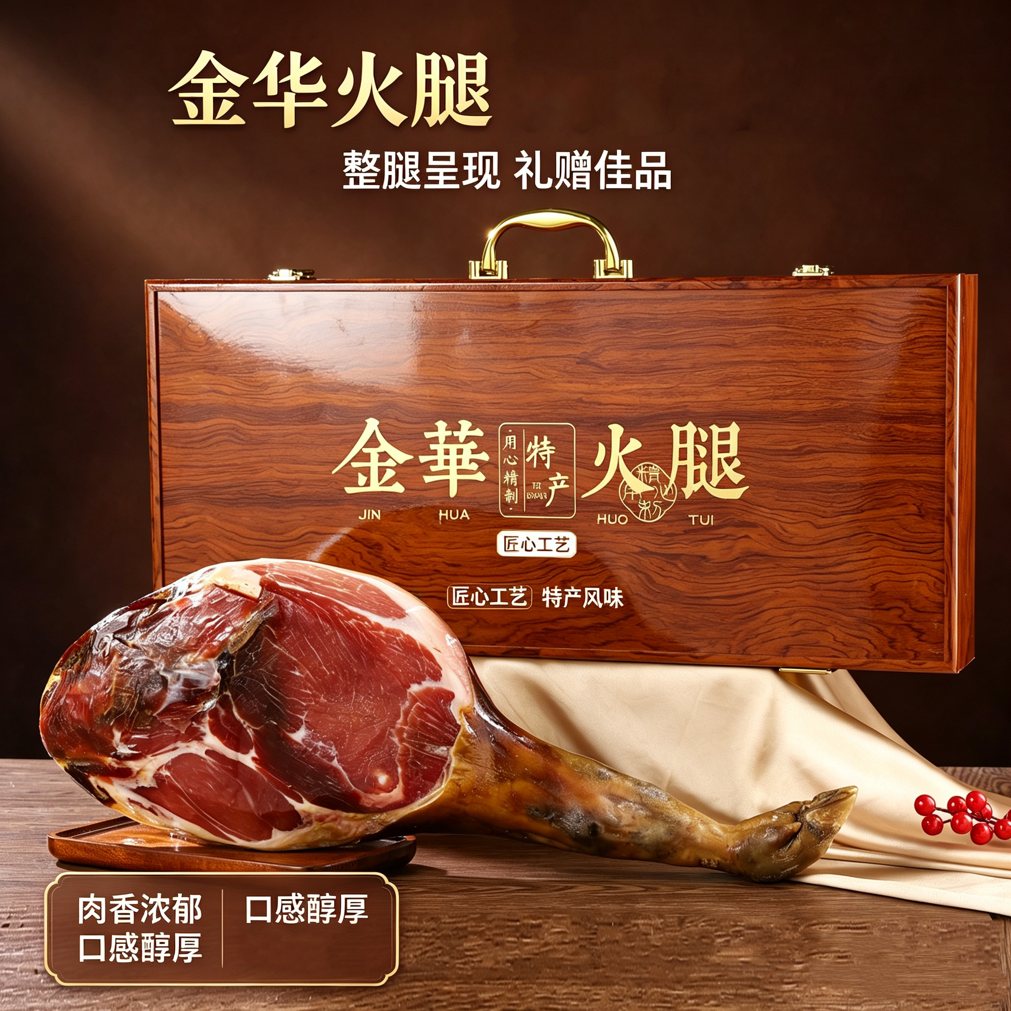 兆媛金华整腿火腿年货礼盒