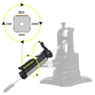 夹桌可调节角度定角磨刀器磨刀石配件抛光宝石油石磨刀神器
